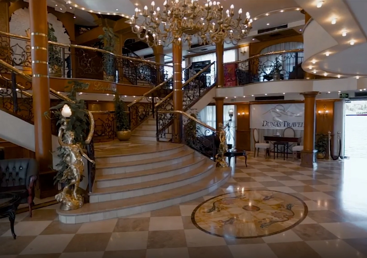 Lobby of the MS Stephanie Nile Cruise Nile cruise